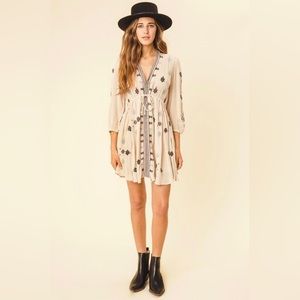Free People Star Gazer Dress. US L